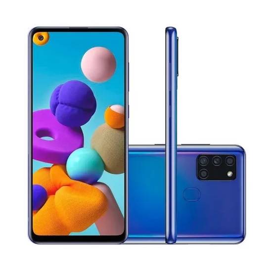 Celular Samsung A21S 64GB Azul Grado C Reacondicionado