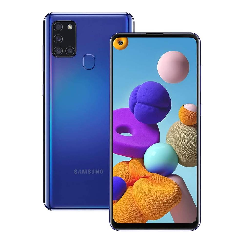 Celular Samsung A21S Dual Sim 128GB Azul Reacondicionado